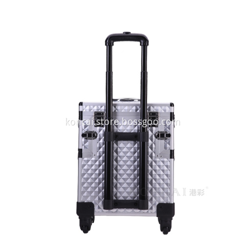 Professional Cosmetic Plastic Makeup Case With Handle
